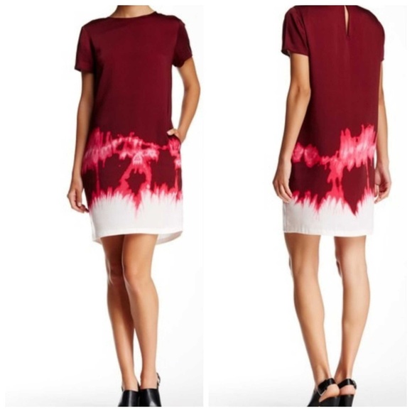 Vince Dresses & Skirts - Vince | Boho Tie-Dye Shortsleeve Shift Dress